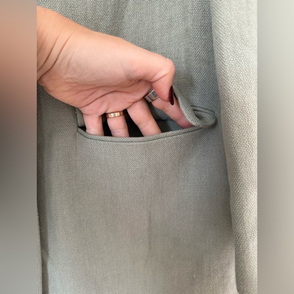 Zara Women's Sage Green Blazer Coat - Picture 7 of 14